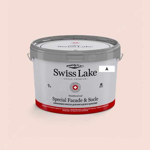 картинка Краска Swiss Lake Special Faсade & Socle цвет Beach Flowers №1506 от LIVING