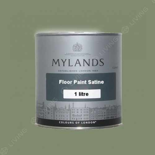 картинка Краска Mylands Floor Paint Satine цвет Serpentine №192 от LIVING