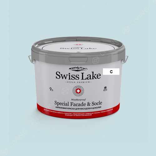 картинка Краска Swiss Lake Special Faсade & Socle цвет PRISTINE PETAL №1997 от LIVING