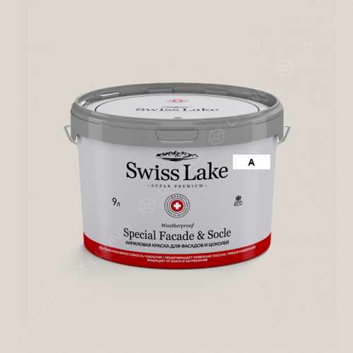 картинка Краска Swiss Lake Special Faсade & Socle цвет Silver Chrome №591 от LIVING