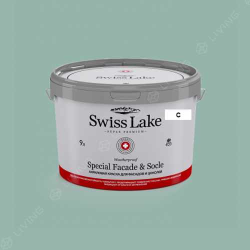 картинка Краска Swiss Lake Special Faсade & Socle цвет Magic Fountain №2405 от LIVING