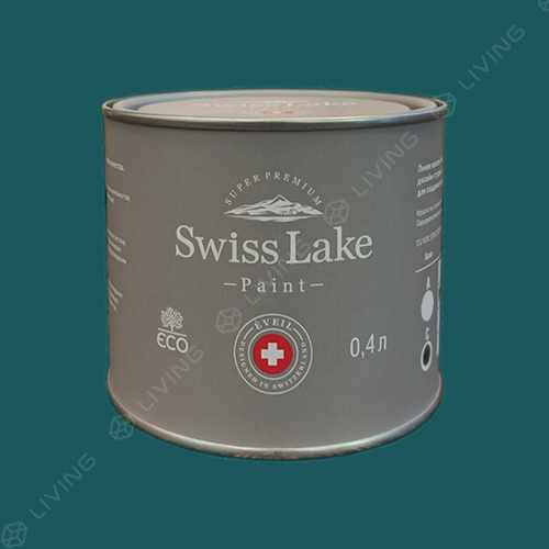 картинка Краска Swiss Lake Wall Comfort 7 цвет bottle green №2305 от LIVING