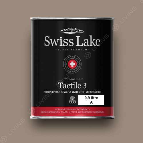 картинка Краска Swiss Lake Tactile 3 цвет jute №490 от LIVING