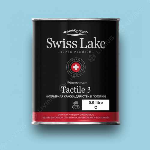 картинка Краска Swiss Lake Tactile 3 цвет cerulean  №2112 от LIVING