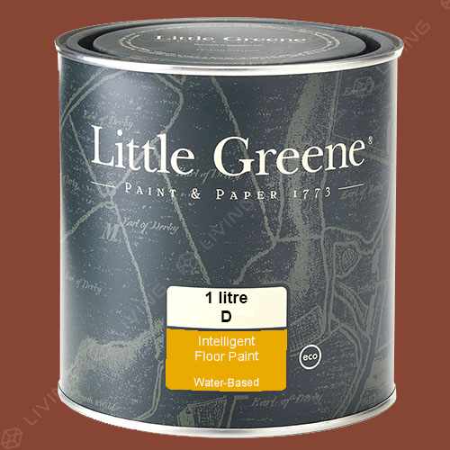 картинка Краска Little Greene Intelligent Floor Paint цвет Tuscan Red №140 от LIVING
