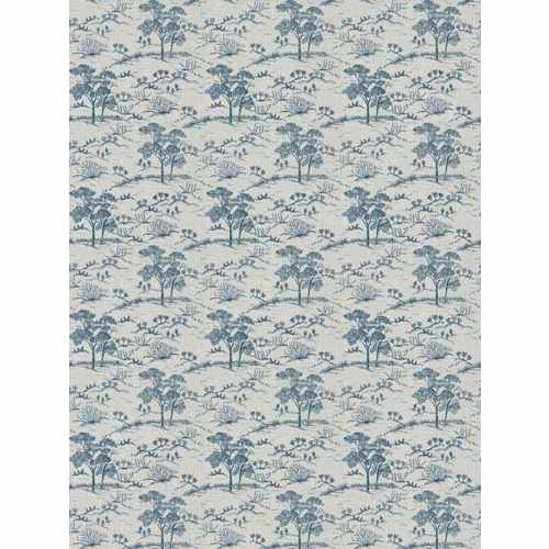 Ткань Fabricut, коллекция: Natural Nuances (5 Books) Indigo, арт. Agriculture Toile/Navy, Индия