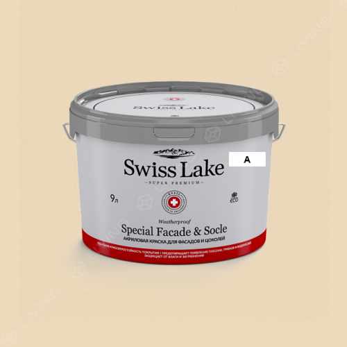 картинка Краска Swiss Lake Special Faсade & Socle цвет icy lemonade №861 от LIVING