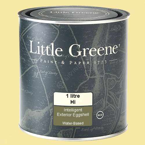 картинка Краска Little Greene Intelligent Exterior Eggshell цвет Custard №133 от LIVING