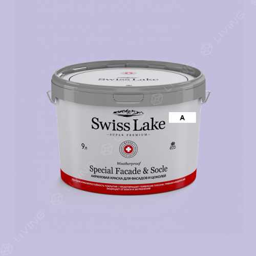 картинка Краска Swiss Lake Special Faсade & Socle цвет LILAC BREEZE №1868 от LIVING