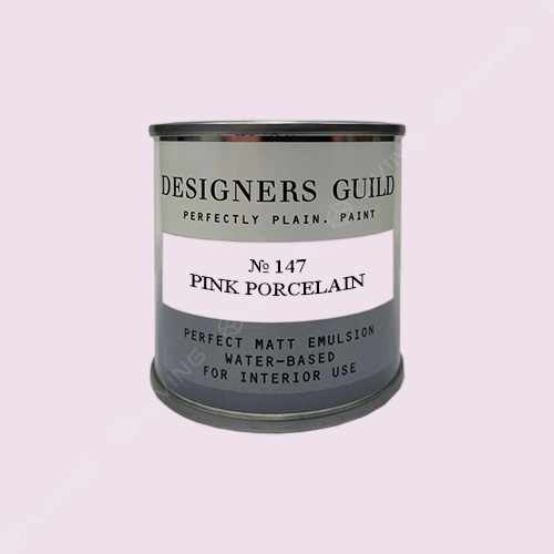 картинка Краска Designers Guild Perfect Matt Emulsion цвет PINK PORCELAIN №147 от LIVING