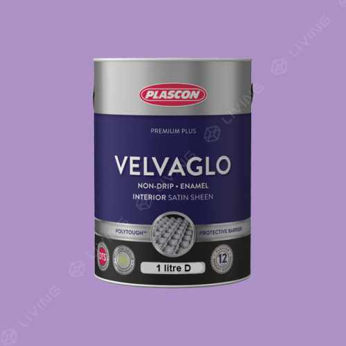 картинка Краска Plascon VELVAGLO цвет Princess Purple арт.P3-A1-3 от LIVING