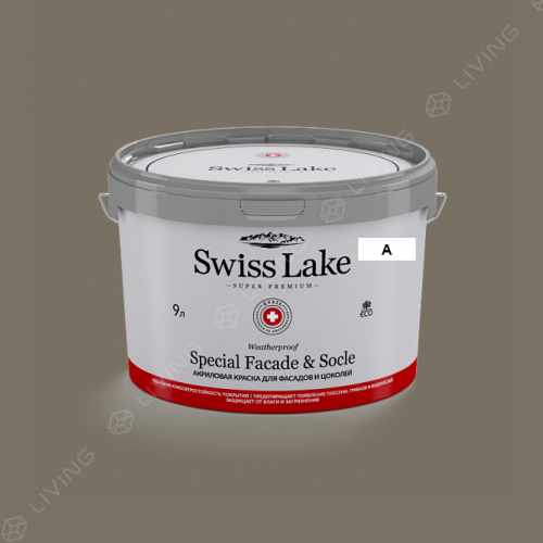 картинка Краска Swiss Lake Special Faсade & Socle цвет hot stone №715 от LIVING