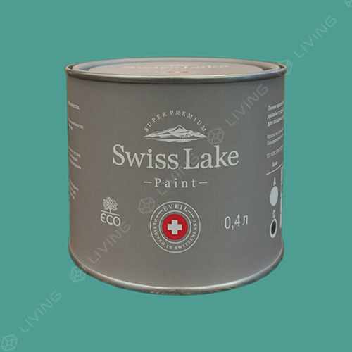 картинка Краска Swiss Lake Wall Comfort 7 цвет ARAGON GREEN №2400 от LIVING