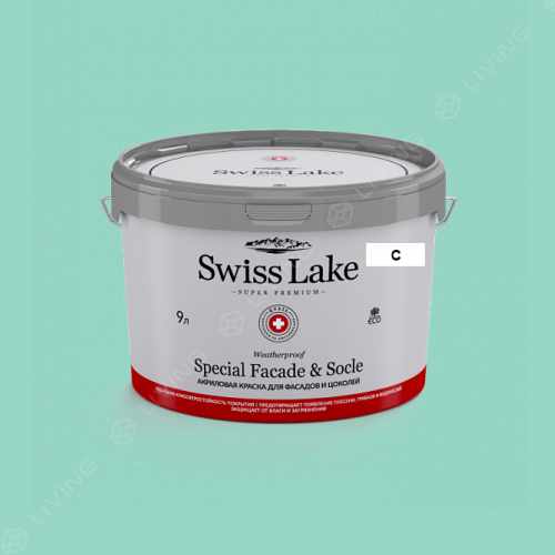 картинка Краска Swiss Lake Special Faсade & Socle цвет balm lemon №2336 от LIVING