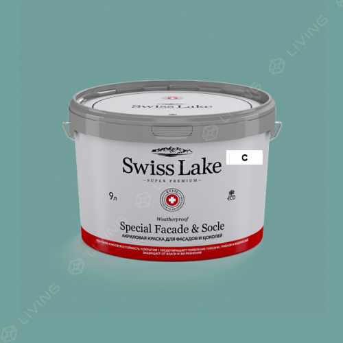картинка Краска Swiss Lake Special Faсade & Socle цвет restful №2292 от LIVING