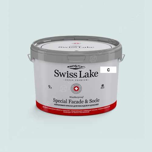 картинка Краска Swiss Lake Special Faсade & Socle цвет aurora mist №2225 от LIVING