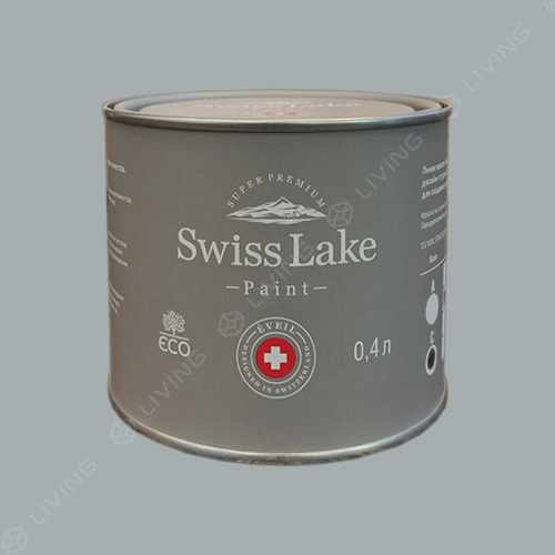 картинка Краска Swiss Lake Wall Comfort 7 цвет silver cent №2938 от LIVING