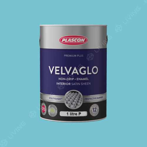 картинка Краска Plascon VELVAGLO цвет Frozen Stream арт.B2-B1-4 от LIVING