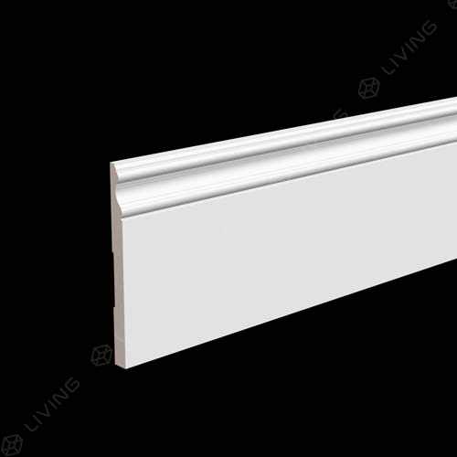 Плинтус Ultrawood, белый, арт. Base 0051 i, (200 х 18 х 1,5) см Россия