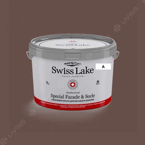 картинка Краска Swiss Lake Special Faсade & Socle цвет wenge №705 от LIVING