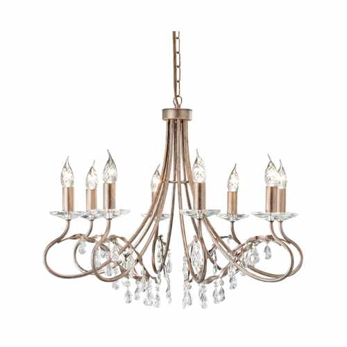 картинка Люстра Elstead Lighting коллекция Christina, арт. CRT8-SILVER-GOLD (серебро) от LIVING