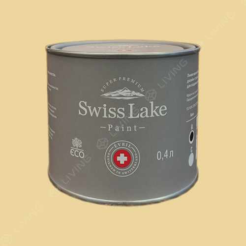 картинка Краска Swiss Lake Wall Comfort 7 цвет linseed oil №1025 от LIVING