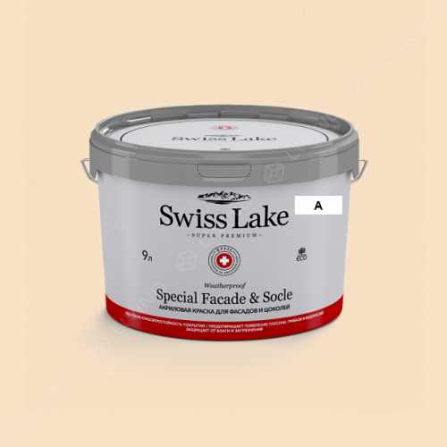 картинка Краска Swiss Lake Special Faсade & Socle цвет White Vanilla №276 от LIVING