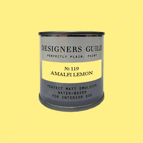 картинка Краска Designers Guild Perfect Matt Emulsion цвет AMALFI LEMON №119 от LIVING