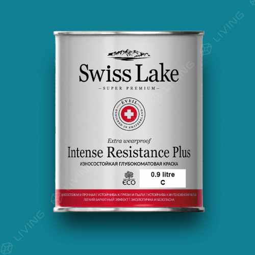 картинка Краска Swiss Lake Wall Resistance Plus цвет FLORENTINE LAPIS №2078 от LIVING